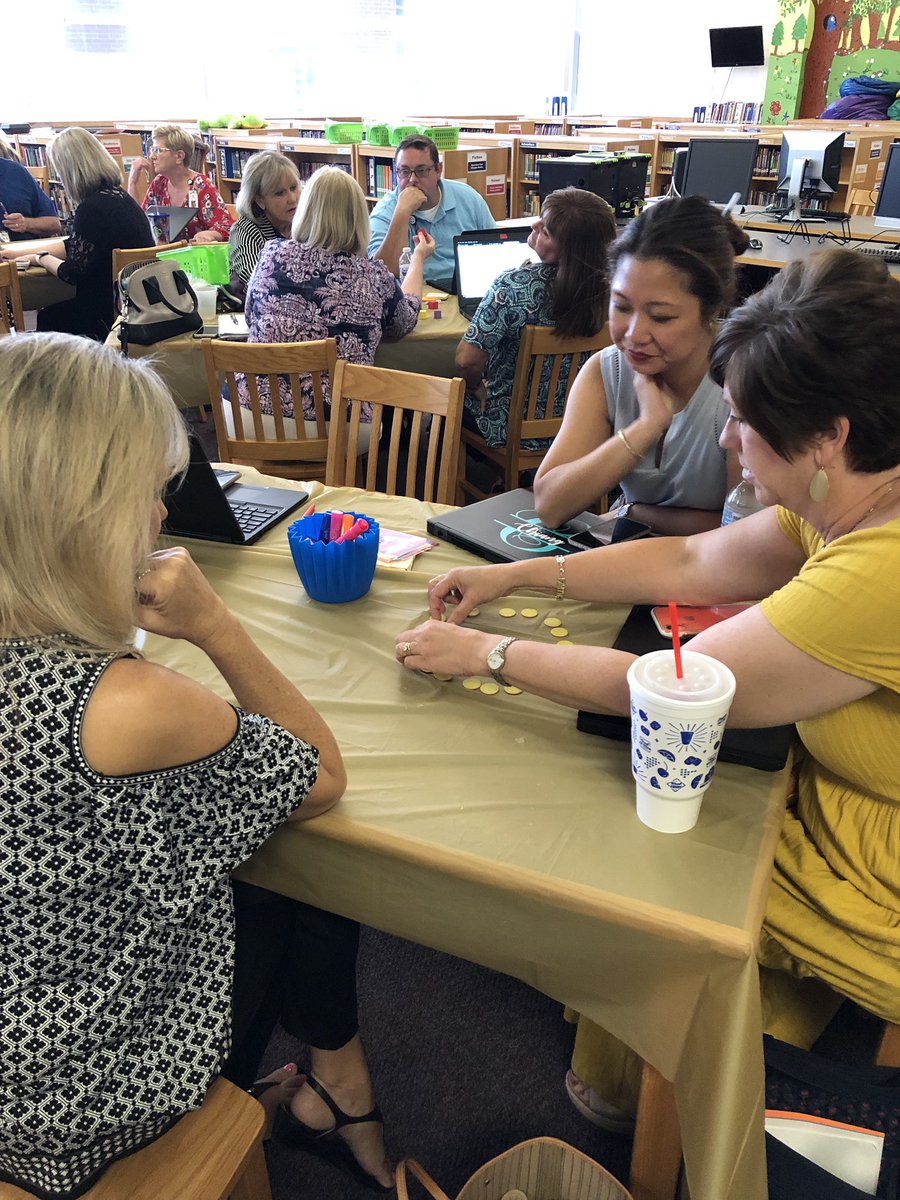 sgttxaggie's tweet photo. 3-5 math teachers working together to analyze lowest SE’s from 2019 STAAR and working on problem solving tasks. @EMScurriculum @mgermainemath #emsmath https://t.co/l5dI6xSVj2