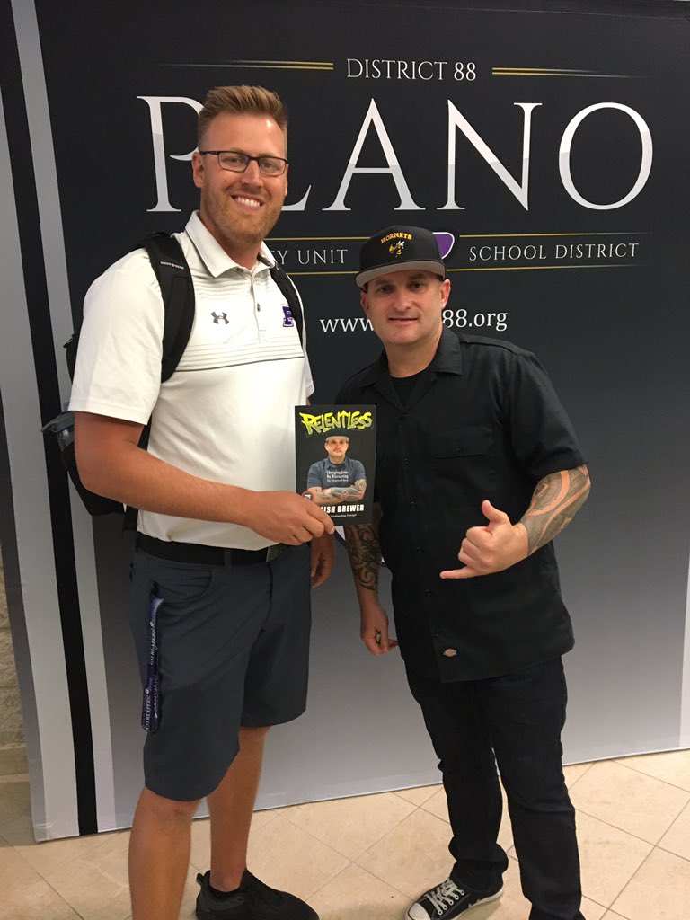 CoachHill_PHS's tweet photo. Looking forward to the start of a brand new school year tomorrow! Big thanks to @PlanoCUSD88 for continuing to bring in top notch speakers like @brewerhm to prepare us to bring our best for our students! #Relentless #PHS4aChange https://t.co/lUpZ4C0cTy