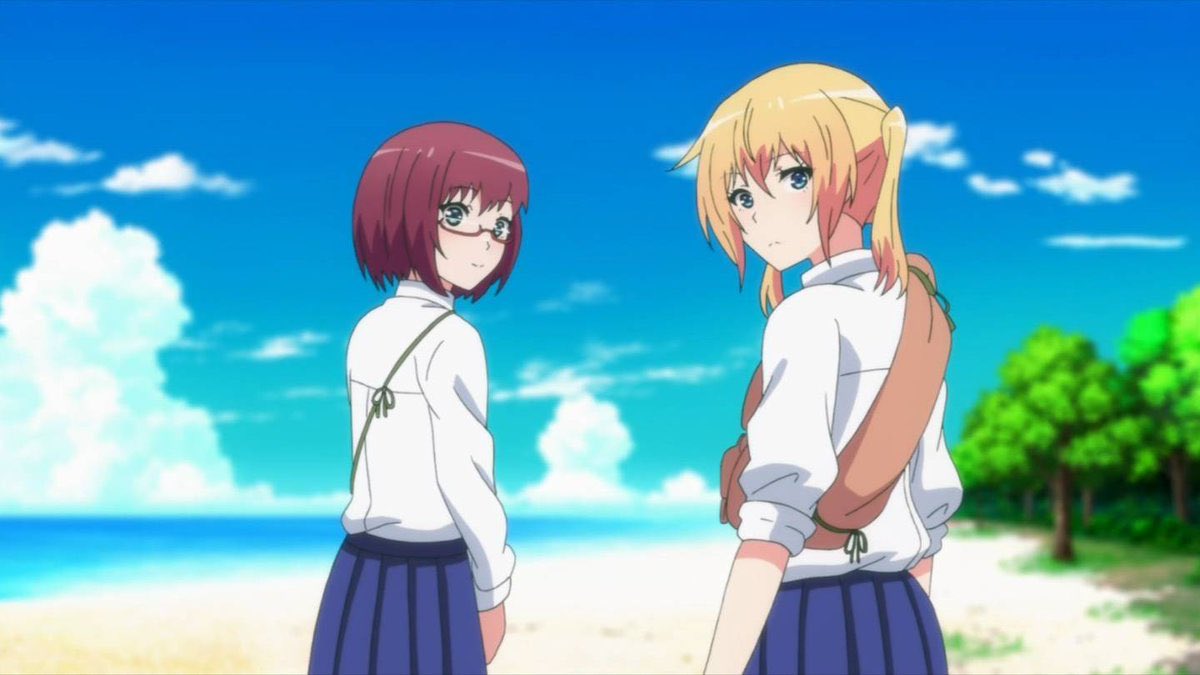 鳴神 على تويتر ソウナンですか 第7話 島の探索回 ほまれちゃんが探索の相棒に選んだのは安定の睦ちゃん まあそうなりますよね という無難な選択 笑 探索の果てに港やら廃屋やらが発見されたと思えば狼煙を発見するラストで 一気に 話を動かしてきたなあ