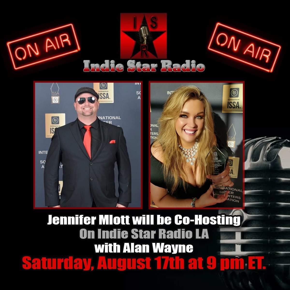 This Saturday I will be Co-Hosting with Alan Wayne on <a href="/isrrocks/">ISR</a> ! Please join us at 9 pm ET. It's going to be a blast! See you there!🎙🎤🎧
#Mlotters #MlottersNation #indieartist #indiemusic #entertainer #songwriter #singer #Nashville #Indianapolis #Indiana #recordingartist