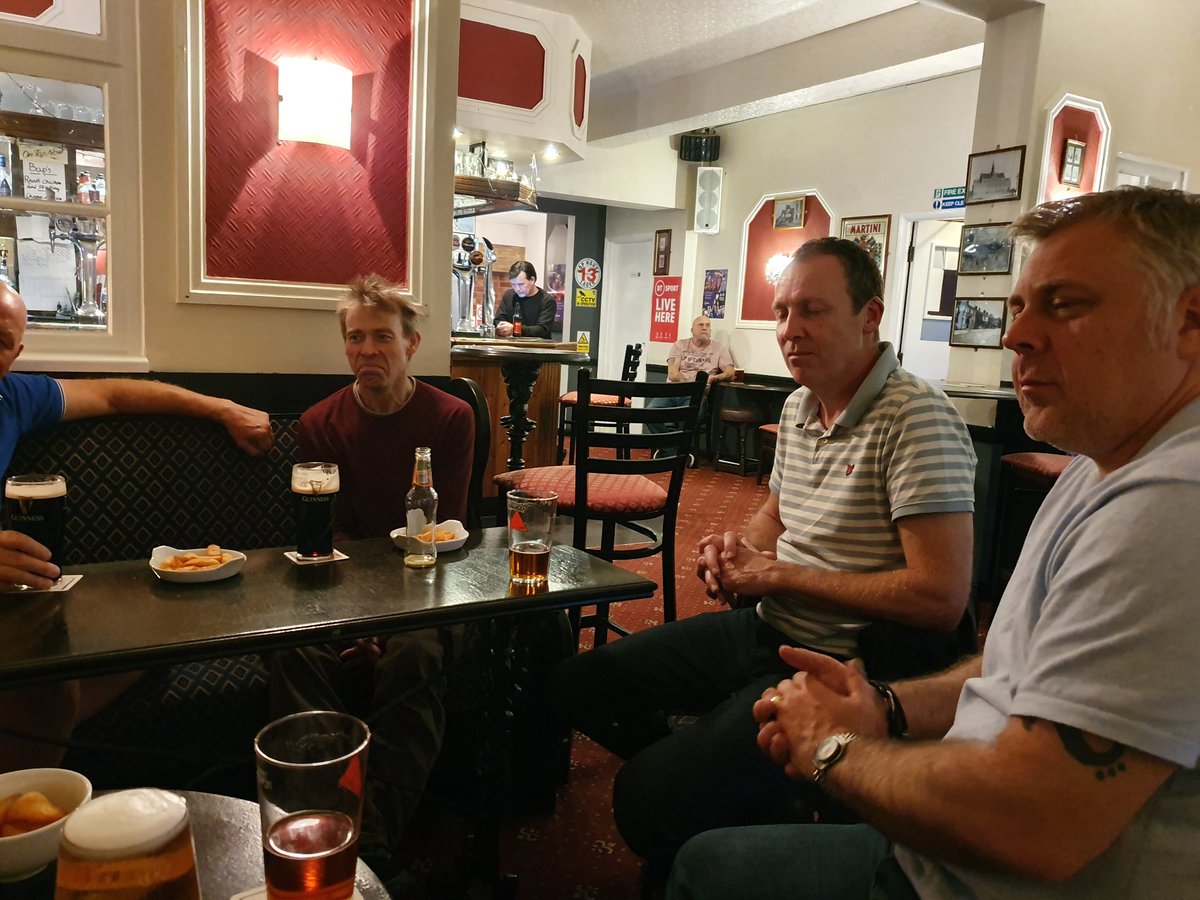 fslconsult's tweet photo. "Different? Having gonorrhea is different" - the one and only Mike Cain of @penkhullartists 

The @6townspubs tour continued tonight at the #BenchandBar #Fenton with @MinxyOwl @flowerboxorguk @MilloScott @StokeNick @PhilShallcross and @stephenhenshal1 https://t.co/Jtv4ioqddG