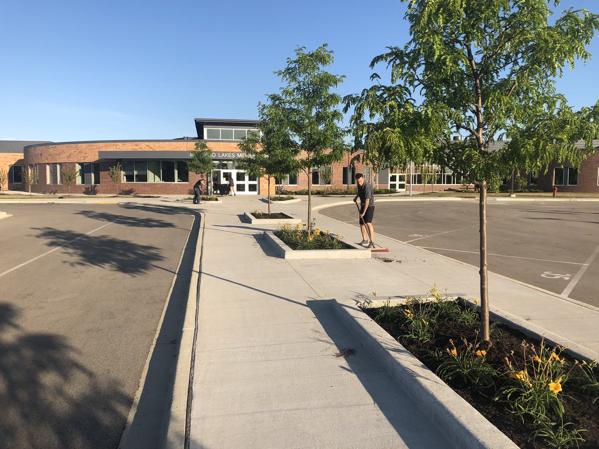 MKoz21's tweet photo. As we finish up our summer restoration at Muskego Lakes the custodian took some time today to learn more about door hardware. We are looking forward to students returning to ML. @MLMSmuskies @MuskegoNorwaySc @mnsfacilities https://t.co/SpuPqdBrNf