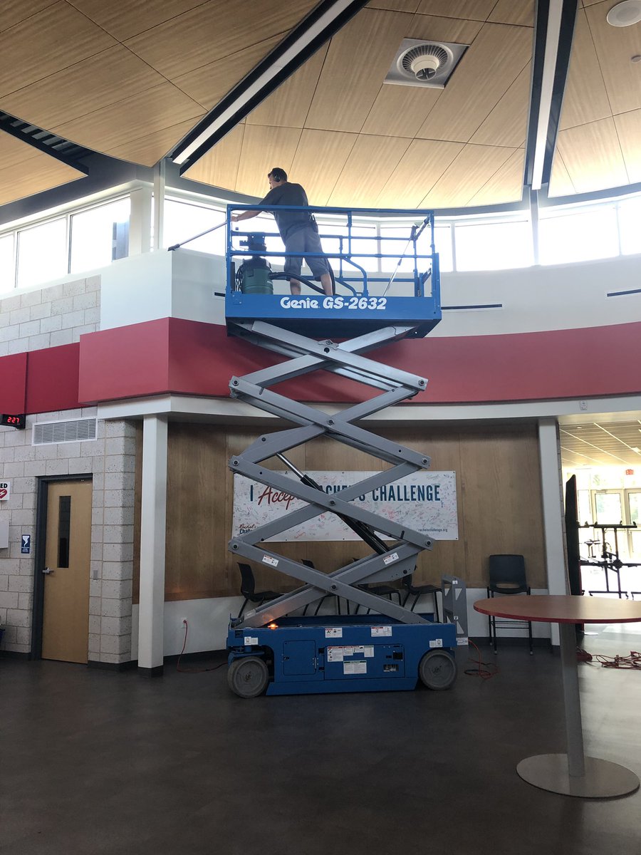 MKoz21's tweet photo. As we finish up our summer restoration at Muskego Lakes the custodian took some time today to learn more about door hardware. We are looking forward to students returning to ML. @MLMSmuskies @MuskegoNorwaySc @mnsfacilities https://t.co/SpuPqdBrNf