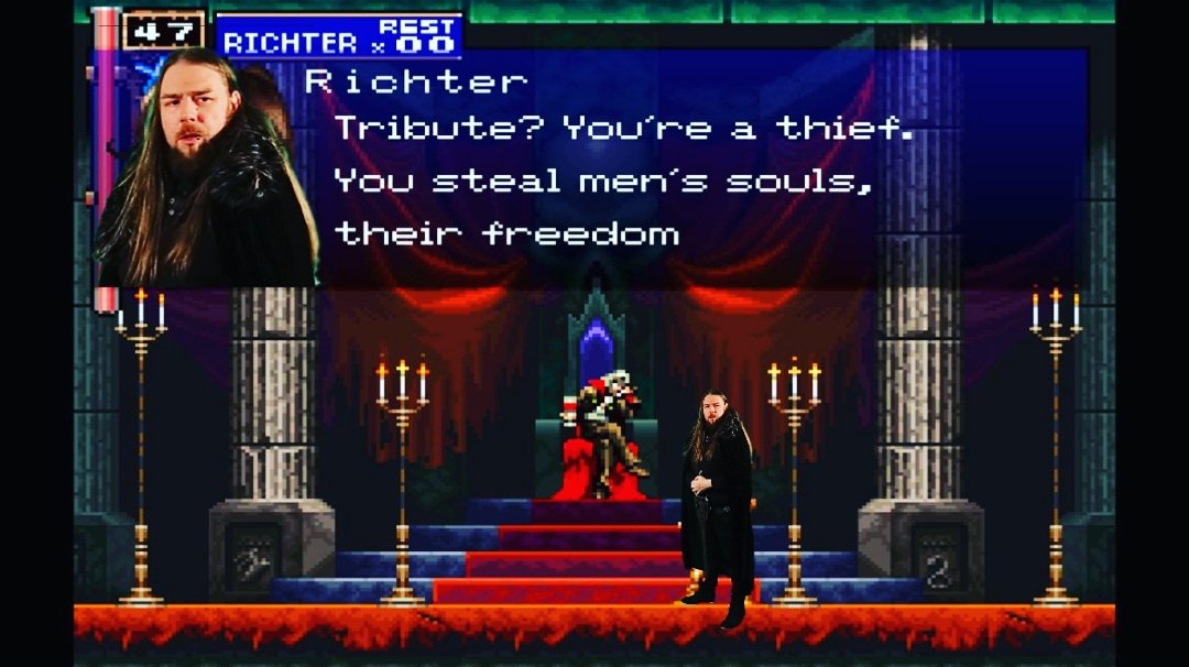 thegorecast's tweet photo. It's Tuesday, it's early midnight which means Johnny Deadly from @the_gorecast will be back with more #castlevaniasymphonyofthenight madness. 12am GMT (ish) https://t.co/kbddiwWiIk 
Attached a photo of me when I was training as Richter's under study
#horror #horrorgaming 
#konami https://t.co/Yd6J35R5TE