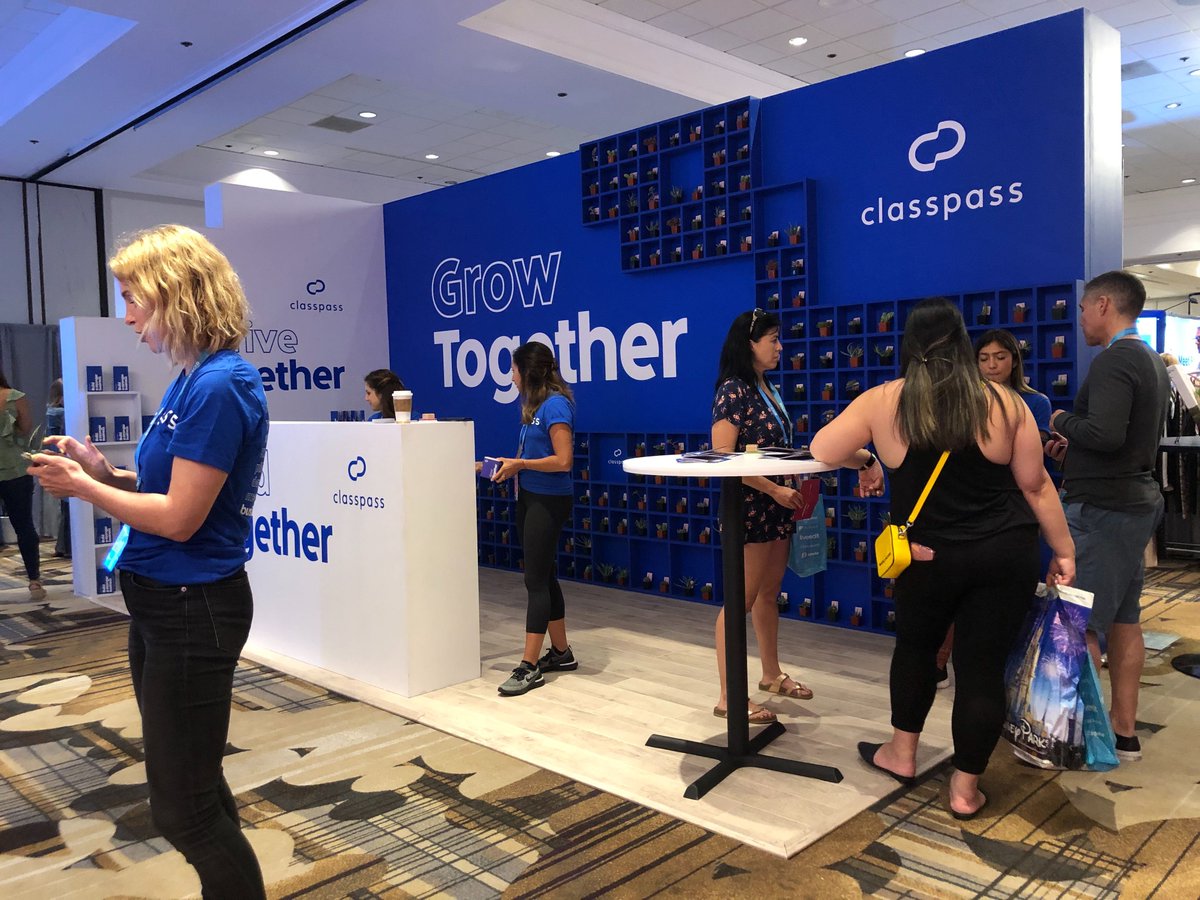 ClassPassEng's tweet photo. We're at #BOLDconference in Anaheim this week! Hit us up if you've got questions about @ClassPass! https://t.co/kwYfn2iYZs