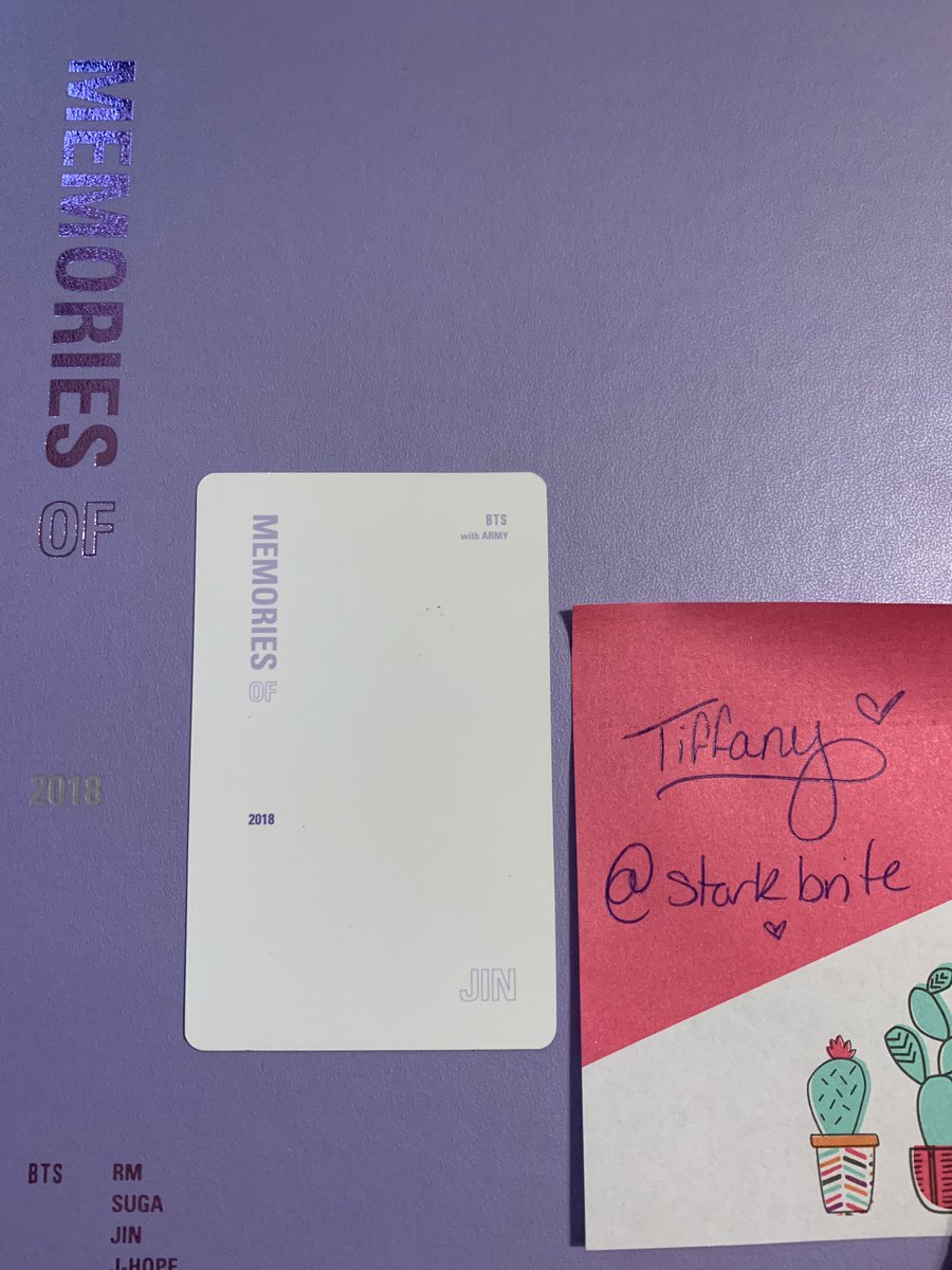 starkbrite's tweet photo. Have: Jin Memories PC
Want: Sope (Either Yoongi or Hoseok is Fine)
Album: BTS Memories of 2018 DVD
Location: Florida
(US only pls)
@BTSTradingPC #btspctrading #bts #BTSMemoriesOf2018 https://t.co/0dn2ml6UDq