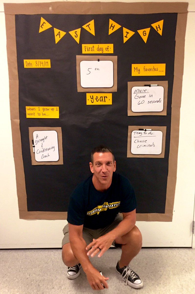 Who says high school can't have a back to school board!? 🤷🏼‍♀️ Let the new school year begin!💛🖤🦁