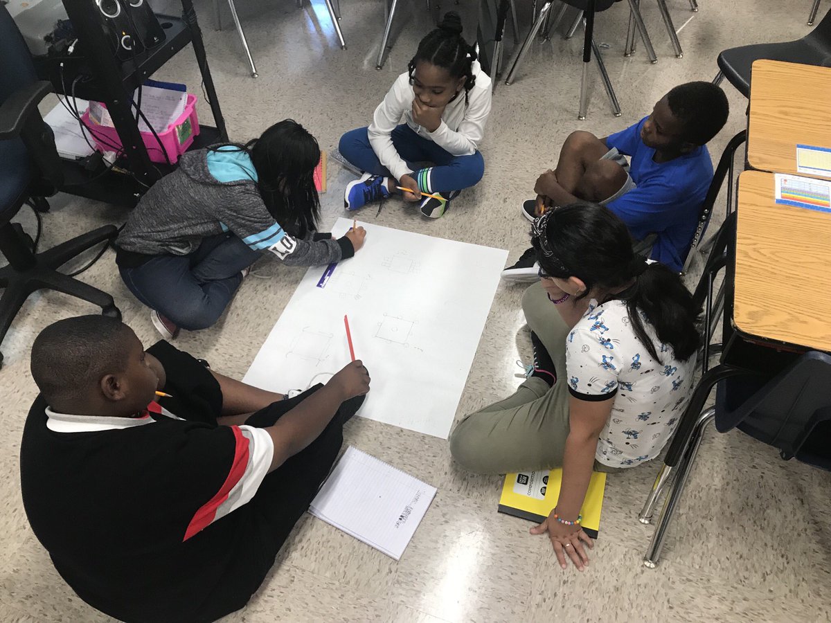 drtheresamiller's tweet photo. Soaring eagles brainstorming on their paper table project #engineeringunit #5thgrade #kckps https://t.co/Eczt1f5emn