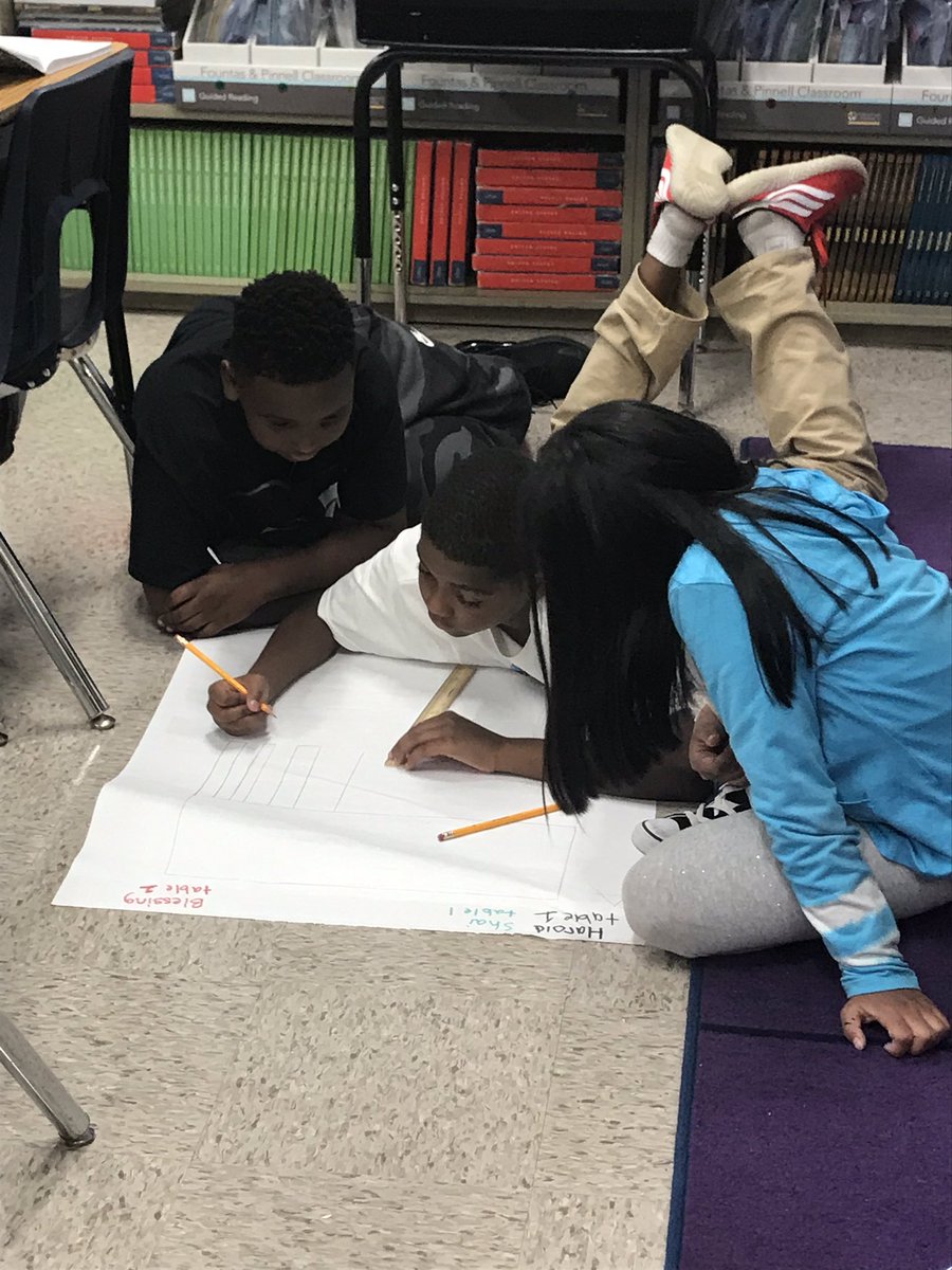 drtheresamiller's tweet photo. Soaring eagles brainstorming on their paper table project #engineeringunit #5thgrade #kckps https://t.co/Eczt1f5emn