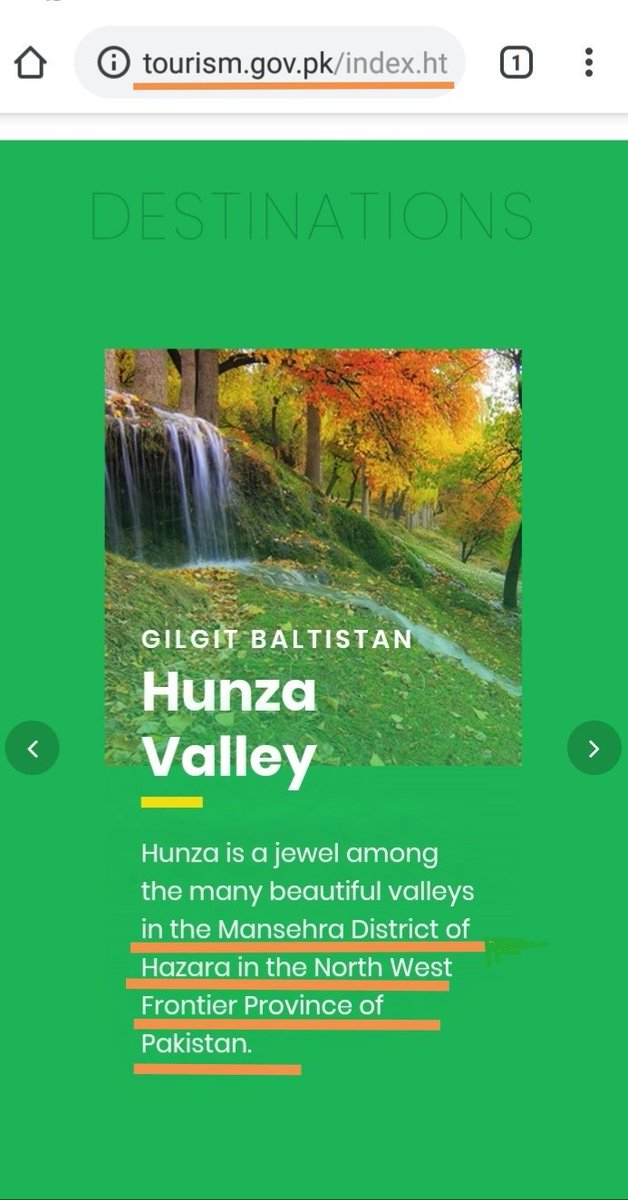 CHECK this screenshot taken from official website of tourism ministry of Pakistan.

👇#Blunder