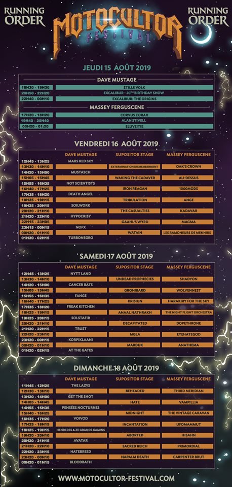 Saltimbank021's tweet photo. {🎶#Concerts #Liveshow at @MotocultorFest IVAL Open Air 2019 }🇫🇷Samedi 17 Aout 2019, le groupe #NYTTLAND  sur scène au #MotocultorFestival XIIe édition, à 12h40 sur la #DaveMustage
// 🇬🇧Saturday 17th, NYTT LAND on Dave Mustage Stage at 12.40pm ! News/INFOS:https://t.co/AjxUu8ye6m https://t.co/tmlXjAIjyR