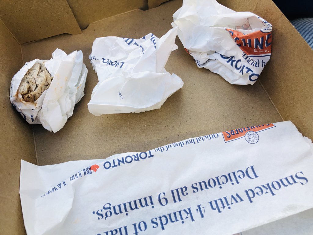 Cavan Biggio makes a great catch in shallow centre field and my kid has consumed four $1 hot dogs, the maximum you can purchase at one time. We are 19 pitches into the first inning.