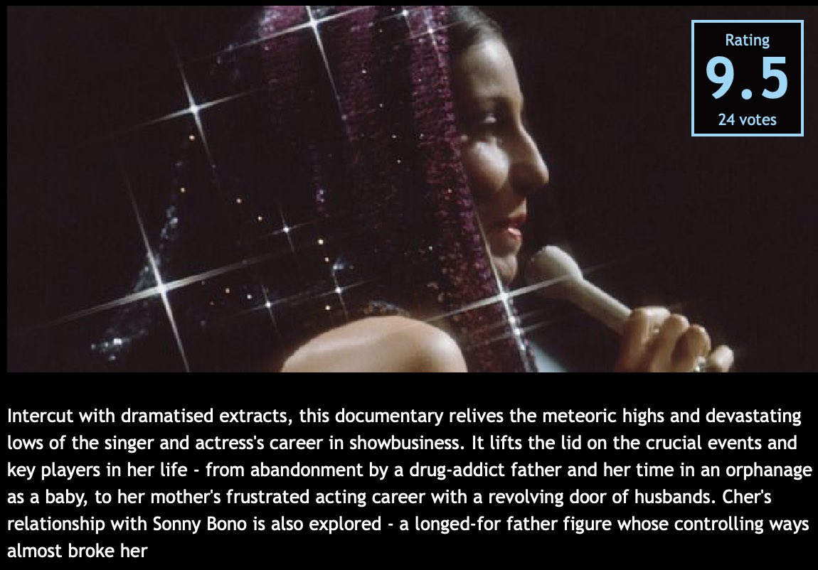 tvdirectorguy's tweet photo. My biopic about the legendary actress and singer, Cher is being broadcast on Channel 5 this Friday at 10.15 pm. Cher is played by the brilliant Natalie Gardner and Sonny by Jon-Scott Clark of Hamilton fame. Hope you get to catch it. https://t.co/kwczrq47TF
