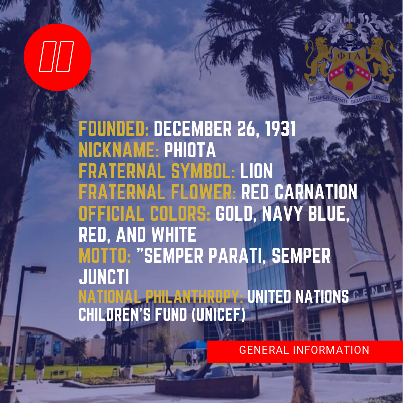 TAMUCCFSL's tweet photo. Founded on December 26, 1931 as being the oldest Latino Fraternity in existence Phi Iota Alpha will be joining our Multicultural Greek Council this fall semester. Here is some general information and their mission to serve all men. #TAMUCC #TAMUCC23 https://t.co/lKWmhkoKot