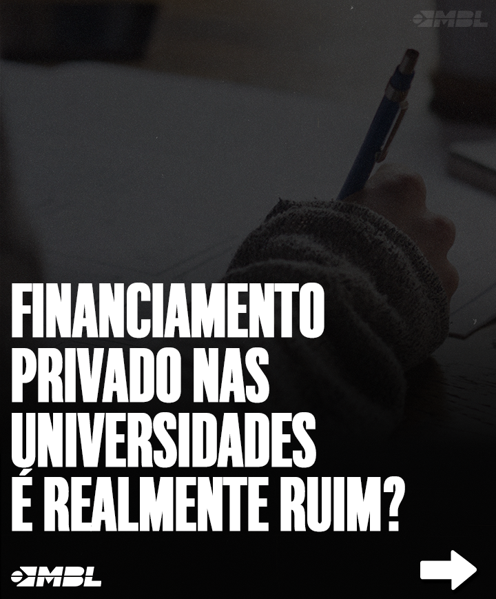 MBLestudantil's tweet photo. O financiamento privado seria realmente ruim para a educação?

#mblestudantil #mblivre https://t.co/ShWibDSiP9