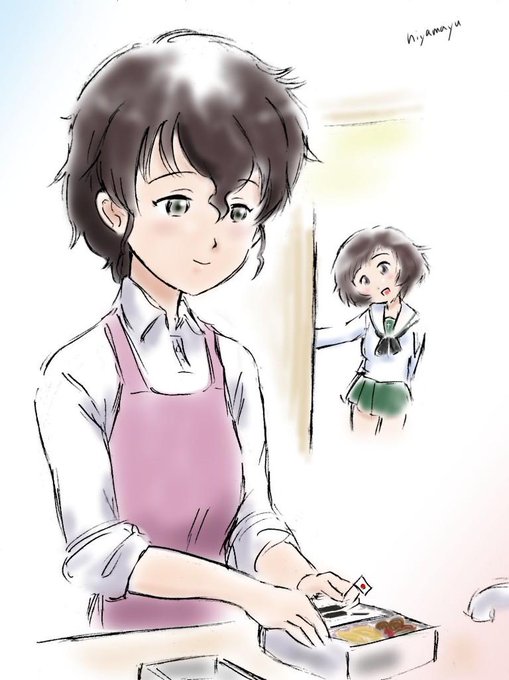 無言で秋山好子絵をあげる見た人もやるのtwitterイラスト検索結果