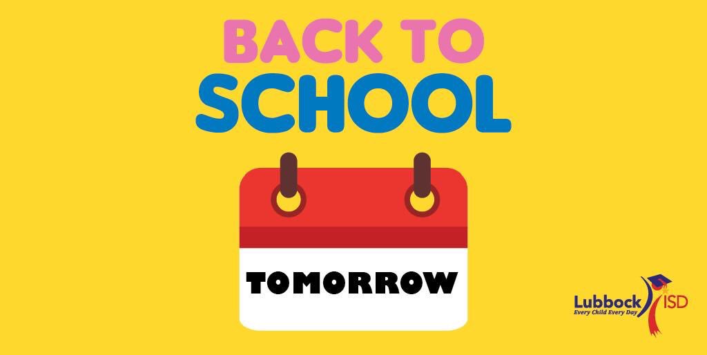 We are looking forward to seeing everyone tomorrow!