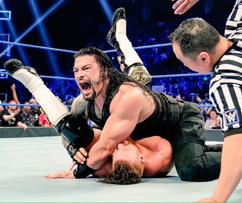 EmpireDean's tweet image. Sure of this!👊 Yessir  #RomanReigns 💪 #MakingNames #MakingMen 👌 #Raw #SDLive #RomanYards 🔴🔵