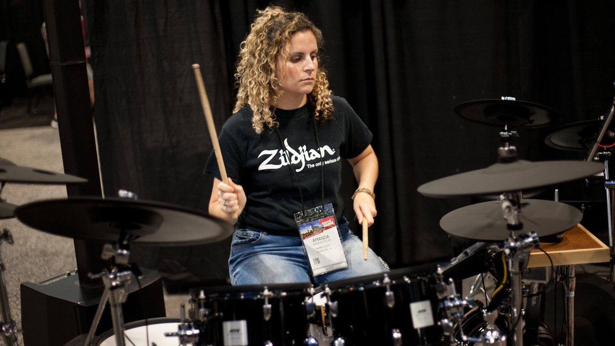 ATV_USA's tweet photo. Walking down memory lane with more fantastic musicians from Summer #NAMM 2019! #aDrums and #EXS-5 getting rocked. @natalieclaro
_
#atvcorporation #atvcymbals #atvadrums #electronicpercussion #aD5 #aD5soundmodule #xD3 #xD3soundmodule #amandapollak #natalieclaro #isabellavictoria https://t.co/81a3MX3mEG