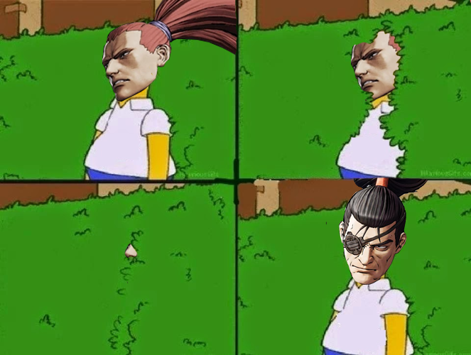 agentneal123's tweet photo. Genjuro players after the 1.11 patch. https://t.co/VtGkSI5zK2