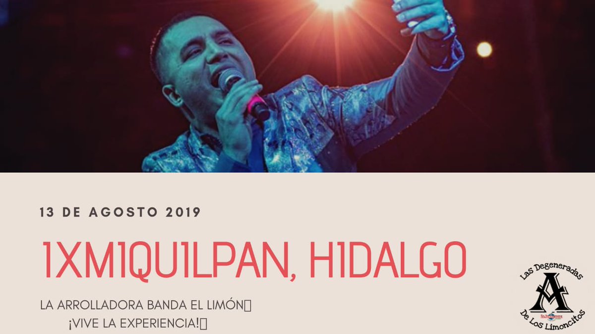 Less_Carreto11's tweet photo. 🔹La @Arrolladora 💚 te espera hoy en📍IXMIQUILPAN, HIDALGO✨ con el Tour Calidad Y Cantidad👌🏻 y todos sus éxitos😍🎶🎤 

¡VIVE LA EXPERIENCIA! 🤩🙌🏻 No Faltes 💃🏻🎉

#PersiguiendoYCumpliendoNuestrosSueños 💃🏻
#SoyUnaLocaApasionadaAdictaDEGENERADA 👸🏻 @DEGENERADAS_MEX 👑 https://t.co/I6s81KXYDq