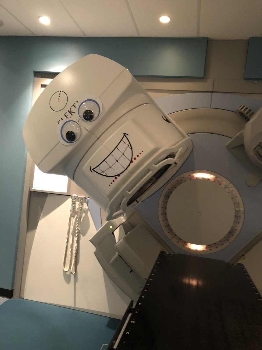 Curlz1702's tweet photo. The changing faces of #radiationtherapy #curingcancerwithradiation #seearadonc @TargetingCancer @Elekta_ANZ #googlyeyes https://t.co/e9ItI61rTw