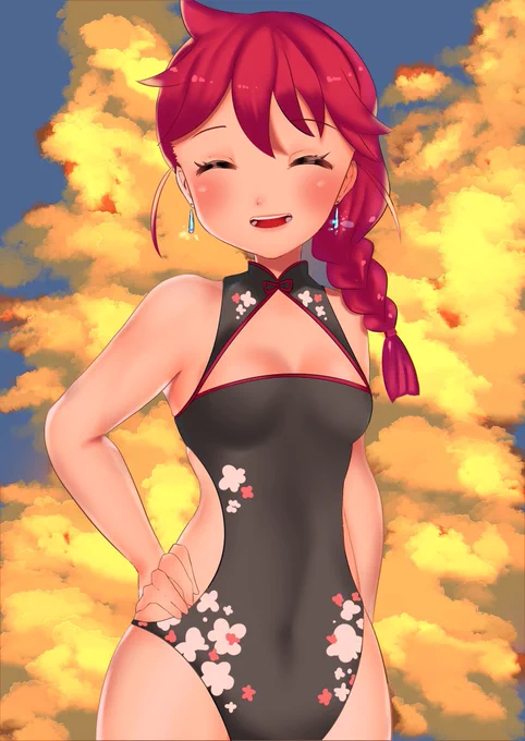水着りょうねぇ
#ケムリクサ #ケムリクサファンアート 