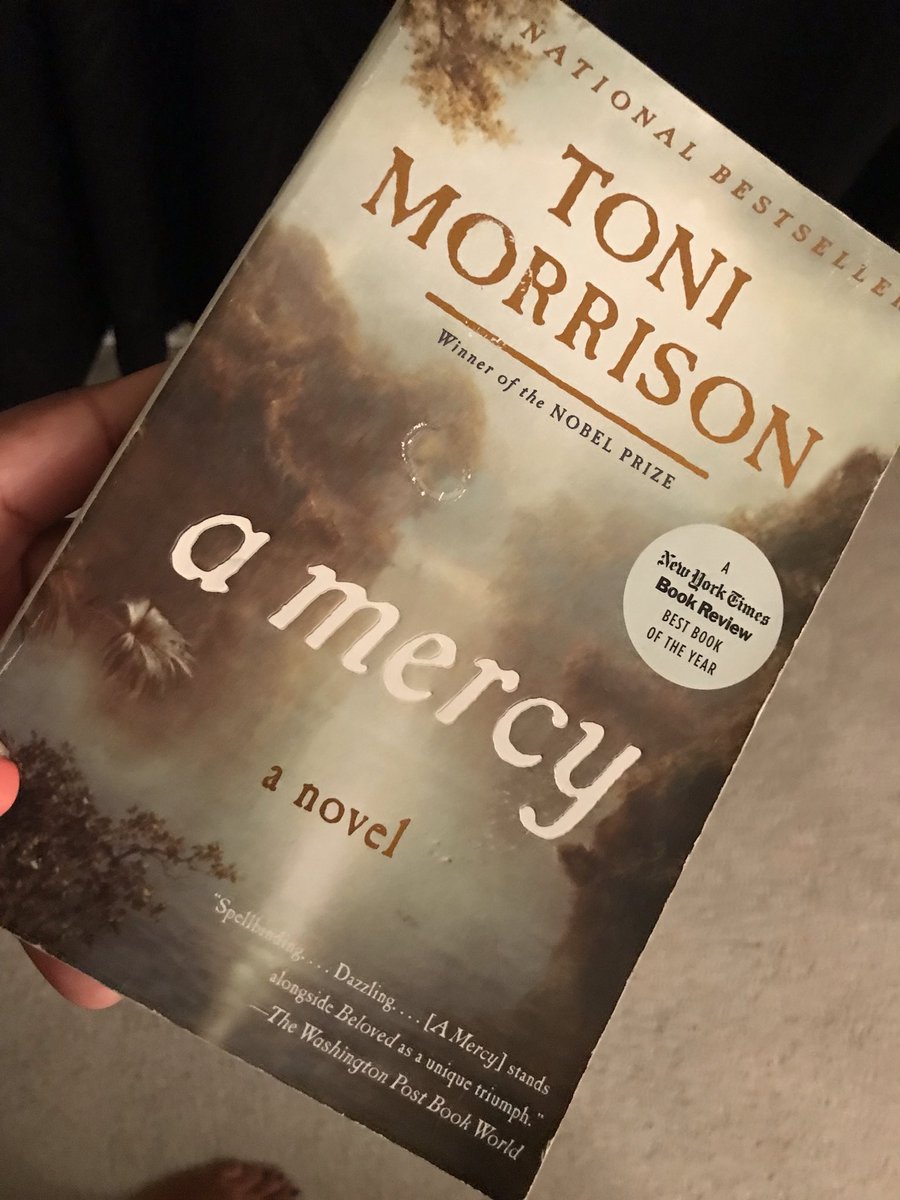 Katiera_Winfrey's tweet photo. I bought this book back in October... I’m about to crack it open! #ToniMorrison #AMercy #BookWorm (yes folks... I read for fun. 🤷🏾‍♀️☺️) https://t.co/KWRENyCIM6