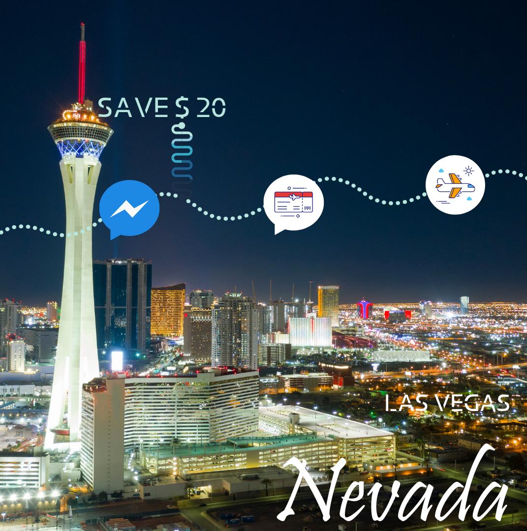Travelation's tweet photo. Going to Vegas? 🤑 #lasvegas #vegas #traveltuesday

Save $ 20 when you search for fares using our Facebook Messenger Travel Bot https://t.co/ov4zYjx4YP https://t.co/tQKskogmKN