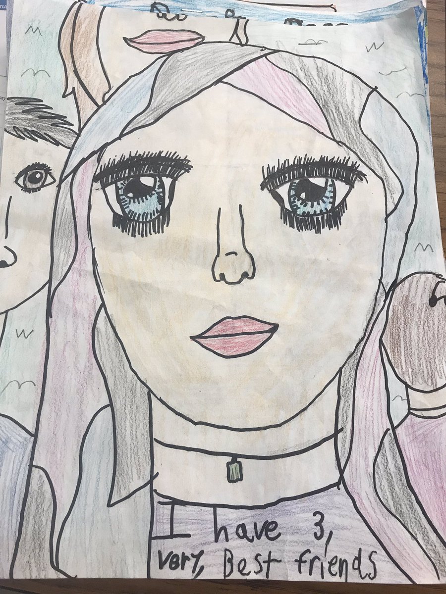 MrsCox5thgrade's tweet photo. 6word memoirs  with self portraits!! #5thgraderocks #FoothillsFineArts https://t.co/6sJWkwOX4A