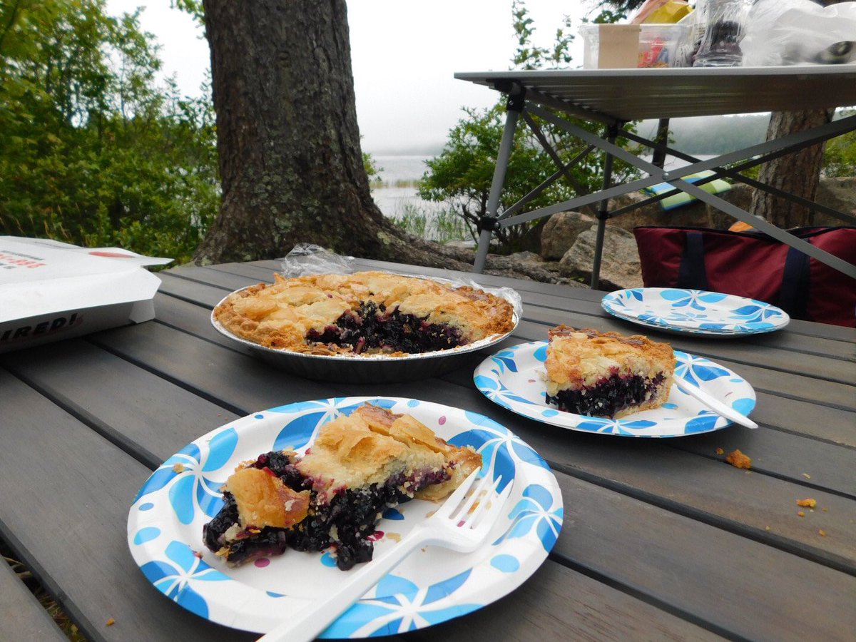 hillsages's tweet photo. @AcadiaNPS Robertson family visit to Acadia Aug. 7, with an afternoon picnic to Eagle Lake to celebrate Stuart and Bonnie’s upcoming 50th anniversary - complete with kayaking, biking and blueberry pie https://t.co/DGOdXTRtZ6