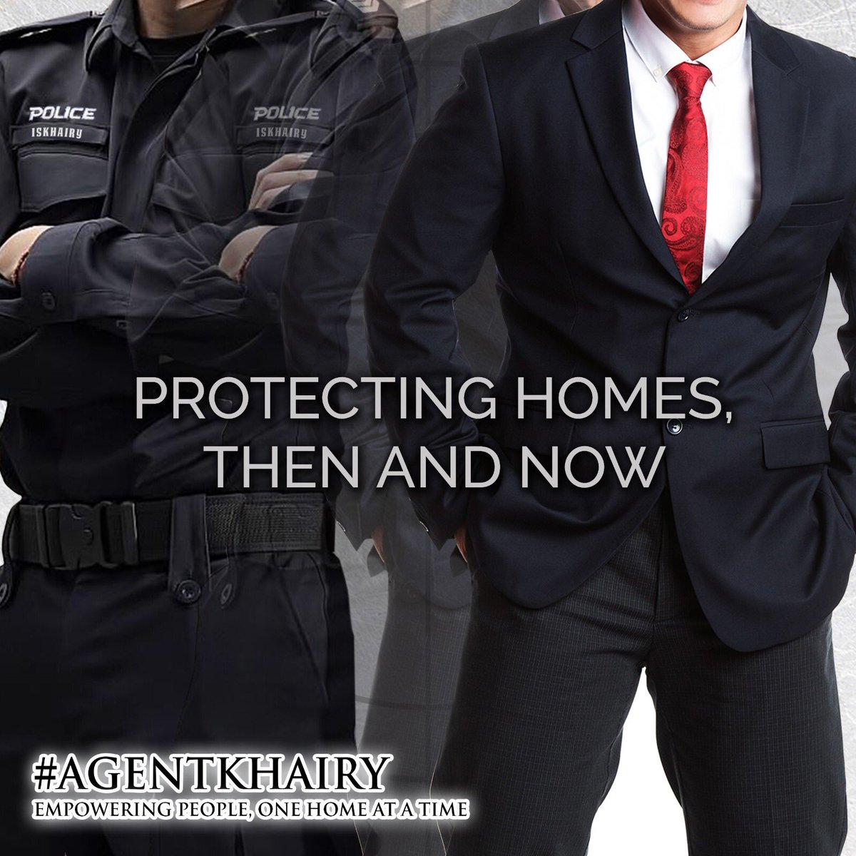 Then, I was more than a crimefighting policeman. I wanted to protect homes and families.

Now I am #AgentKhairy. Empowering people, one home at a time. 🏠

Signing Off,
#AgentKhairy ✌

#agentkhairy #housingagent #agentrumah #housing #bto #hdbflats #propertyagent #realestate
