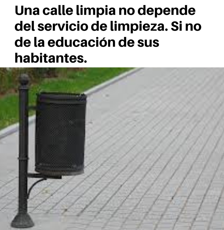EcoInventos's tweet photo. No ensuciar, no contaminar... casi todo depende de nosotros. https://t.co/Vm5q7jPCA3