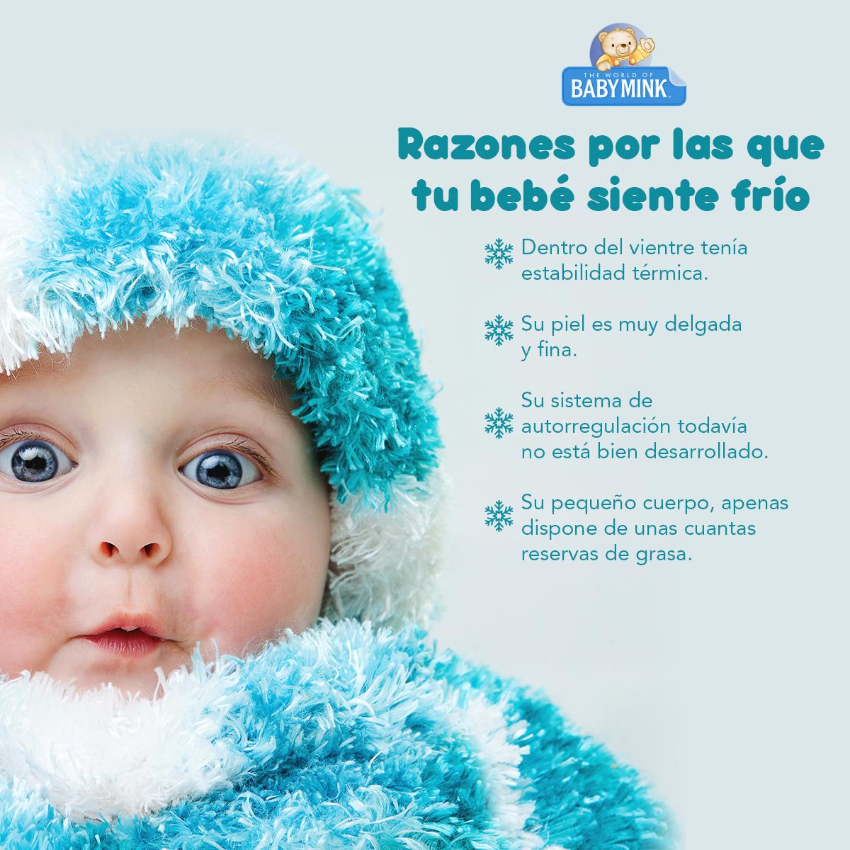 Baby_Mink's tweet photo. 💕 Mantén siempre bien abrigado y calientito a tu bebé, pese a que tú no sientas frío, recuerda que ellos aún son muy pequeñitos y más sensibles a los cambios de clima. https://t.co/X8Dbz3RmMy