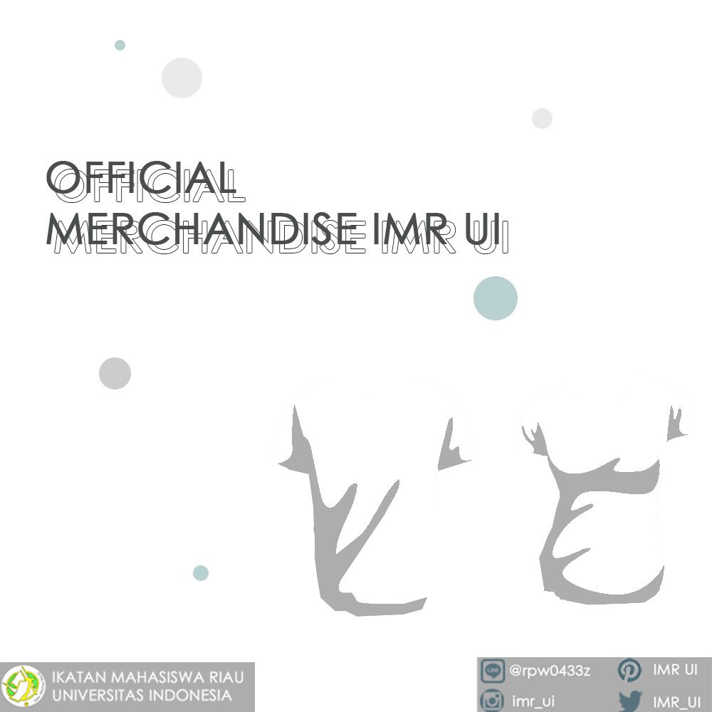 IMR_UI's tweet photo. [OPEN PRE ORDER MERCHANDISE IMR UI]

Selamat pagi Ncik &amp; Puan!

YANG DITUNGGU TUNGGU TIBA!👏

Telah hadir merchandise sebagai identitas IMR UI kita tercinta ini😊

Tunggu apalagi? Yuk segera pesan merchandise IMR UI sebelum kehabisan!
https://t.co/THTPF9ggMq

#IMRUI
#WeAreFamily https://t.co/qs8PlMPz4d