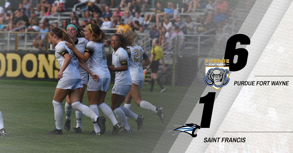 MastodonWSoccer's tweet photo. Purdue Fort Wayne comes away with the 6-1 exhibition win over Saint Francis! Hannah Kroger gets five points with two goals and an assist! #GoDons #SummitWSOC https://t.co/fHcqRmryNS