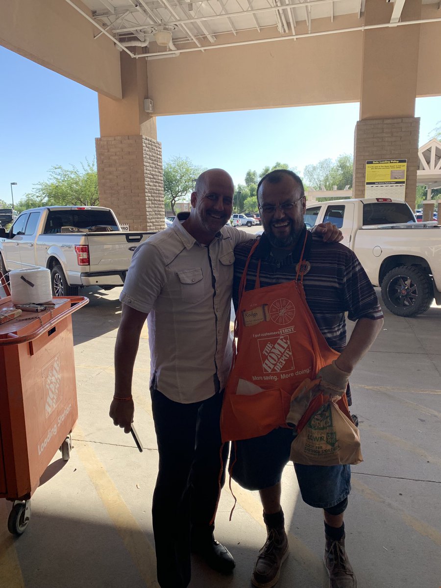 Corey Congratulating Rodge on being chosen for Associate Of The Month..  Thank you for all you do Rodge!!