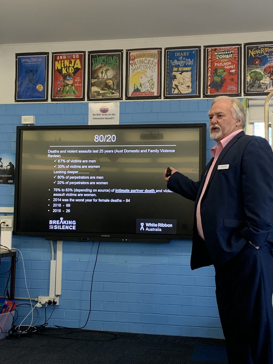 Stamping out violence helps men &amp; women because more men kill men as well as women #WhiteRibbonAust