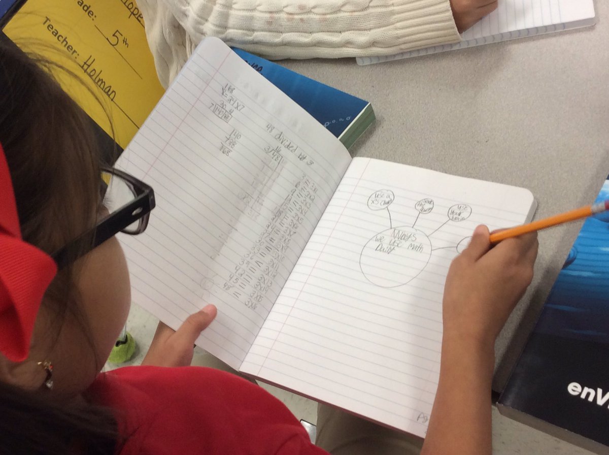 MrsSturner2's tweet photo. Day 2!  Students had a great time sharing multiple ways to solve math problems.  We then made a bubble map on the many ways we use math every day.  Cooper 5th graders off to a great start! @CES_Cougars #choosegarlandisd https://t.co/MA7yxkxkoY