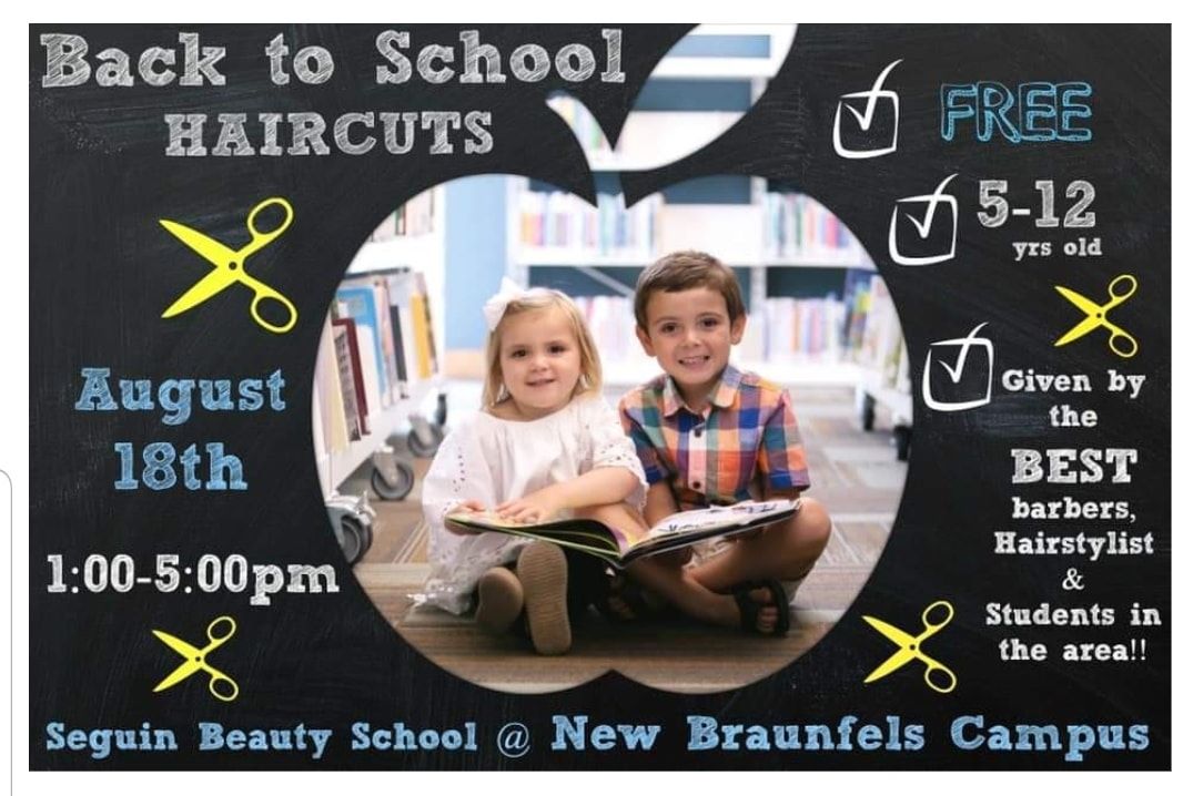 jefferson2ndray's tweet photo. #freehaircuts
#backtoschool
#ages5to12
#AubsalonWillBeThere

@SeguinISD 
@DrMattGutierrez 
@JeffersonAveES 
@aubreyalvarez5 https://t.co/kh8PTmzfL0