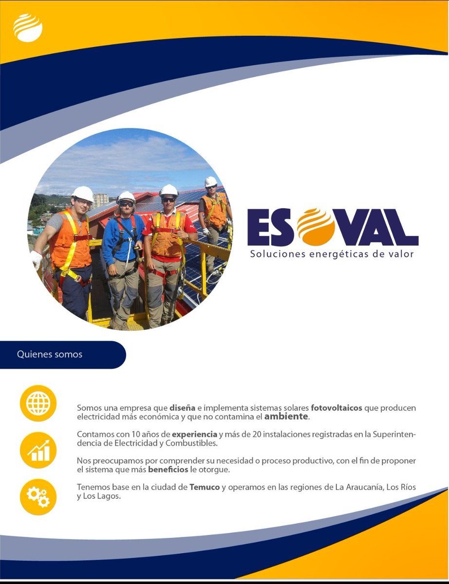 ESOVAL_'s tweet photo. Exelente noticia. Sigue en avance la revolución energética. Súmate al cambio y consulta tu sistema fotovoltaico a medida con nuestros especialistas a ventas@esoval.cl https://t.co/8sPu1ZR9o6