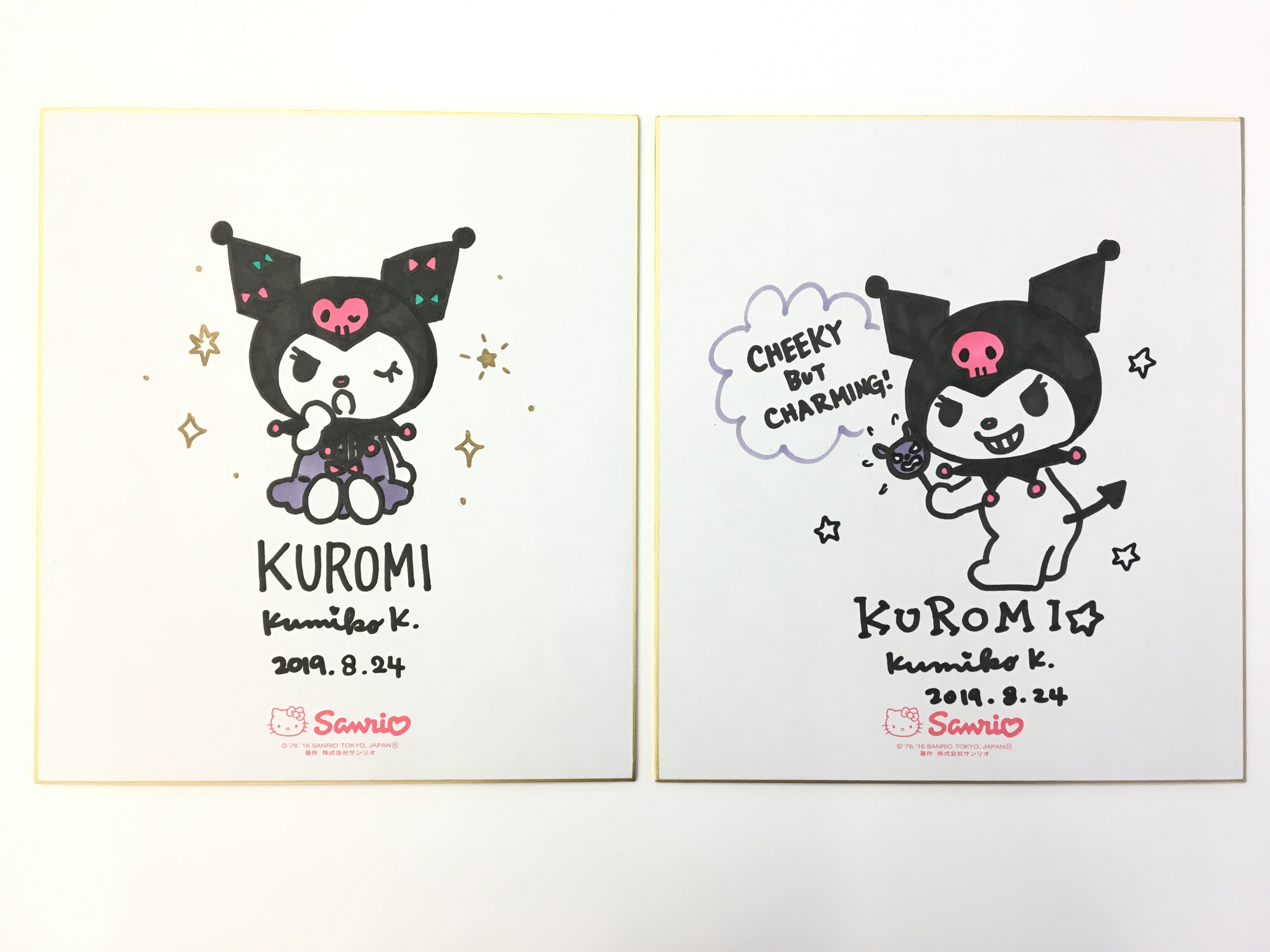 藤ちょこ×サンリオキャラクターズ｜高精細複製原画（額付き
