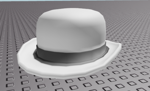 Fave On Twitter Hat Title White Bowler Of Clone 225 R Regular Hat Description Fave S Clone Spawned In With This White Bowler But You Don T Need To Use Any Crazy Science To - roblox bowler hat