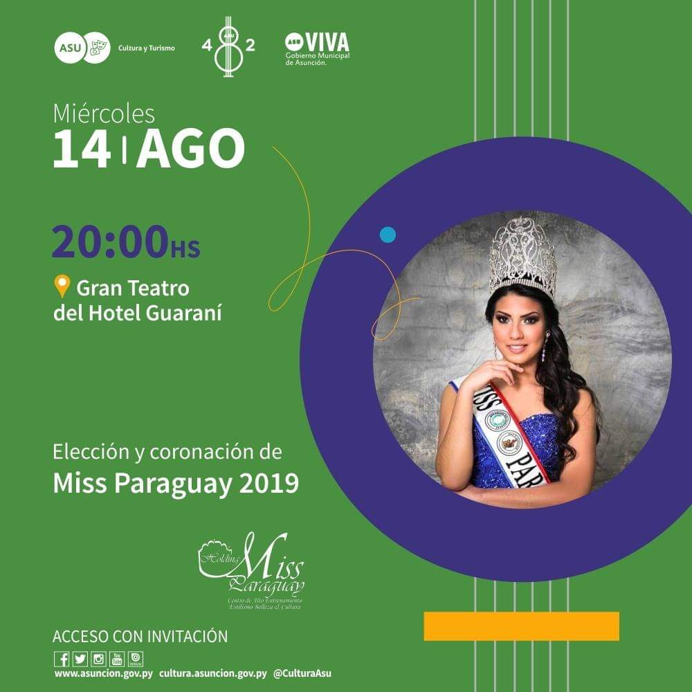 rodolrojas's tweet image. Cumplo en informar a la ciudadanía que mañana 14/08 llega una nueva edición de la Gala Anual por excelencia de #TWPy que une a todo un pueblo.

Si, señores! Mañana es #MissPY ! Que rueden los memes!