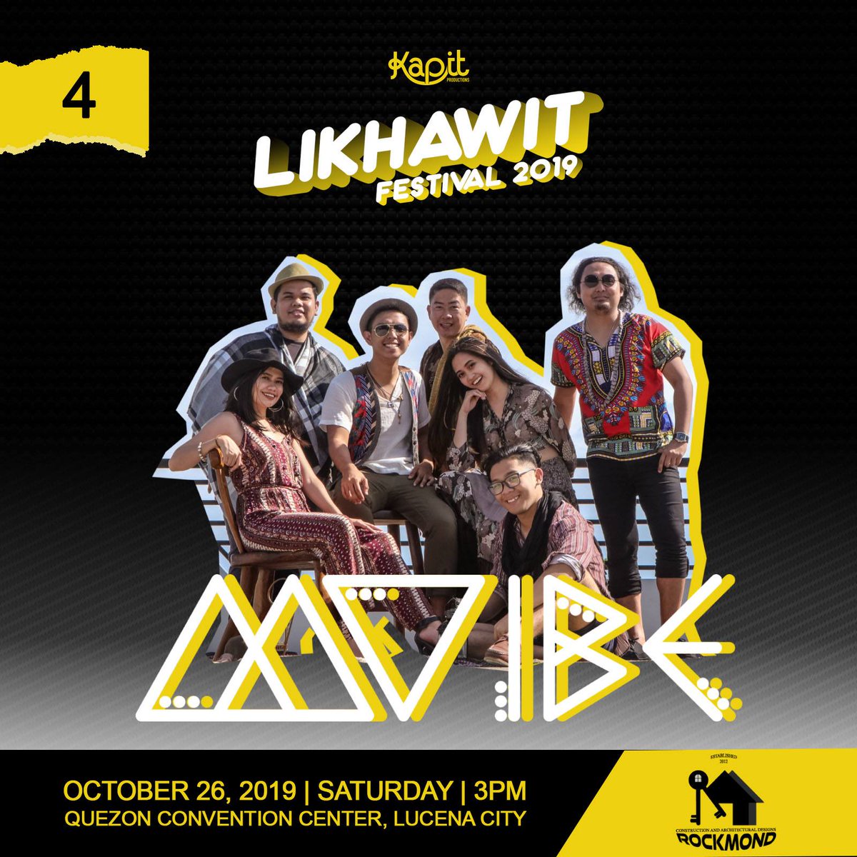 MVibeAca's tweet photo. See you guys on October 26, 2019 for the return of #LikhawitFestival by @kapitlikhawit https://t.co/JRx8gQ28WS