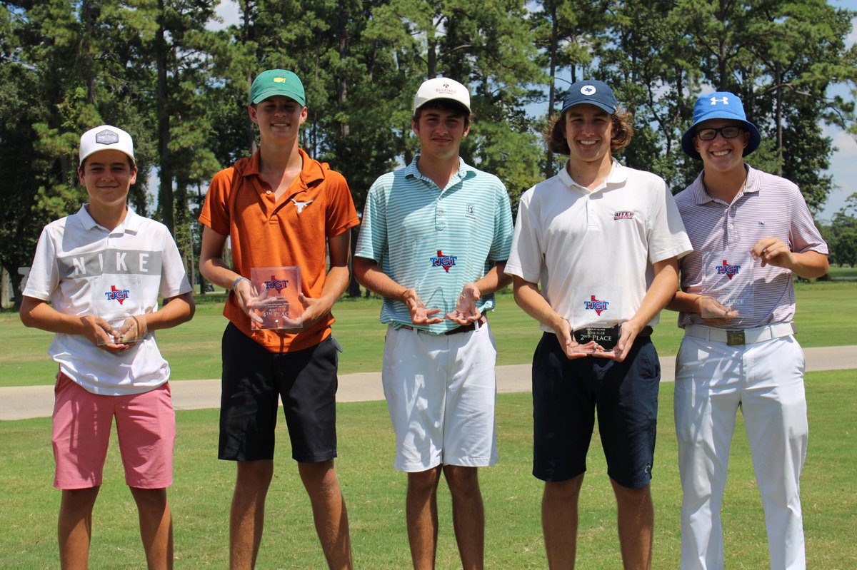Congratulations  to our Top-5 guys at the #EliteFinale at Golf Club of Houston! 🏆🏆 Champion Will Jordan 2nd Ryan Smiley 3rd Carson Cooper 4th Van Miller 5th Tommy LeClere Full Boys Results📊 tournaments.tjgt.com/Scoreboard?Tou…