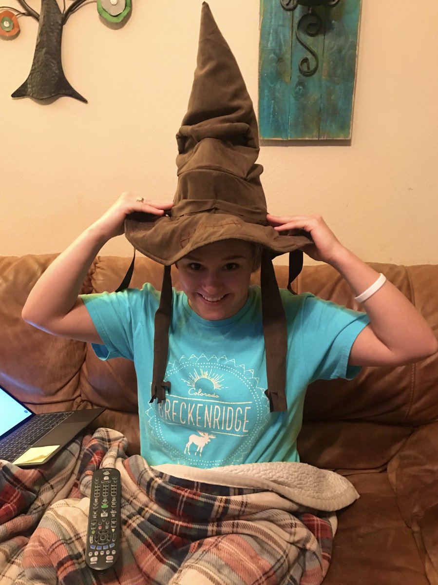 msezzellreads's tweet photo. Just what I thought!! The sorting hat placed me in Hufflepuff. I wonder which house my students will end up in? #HousePoints #FunClassroom #CISDCoverStory #EastBroncos https://t.co/sEVZKPM3FR