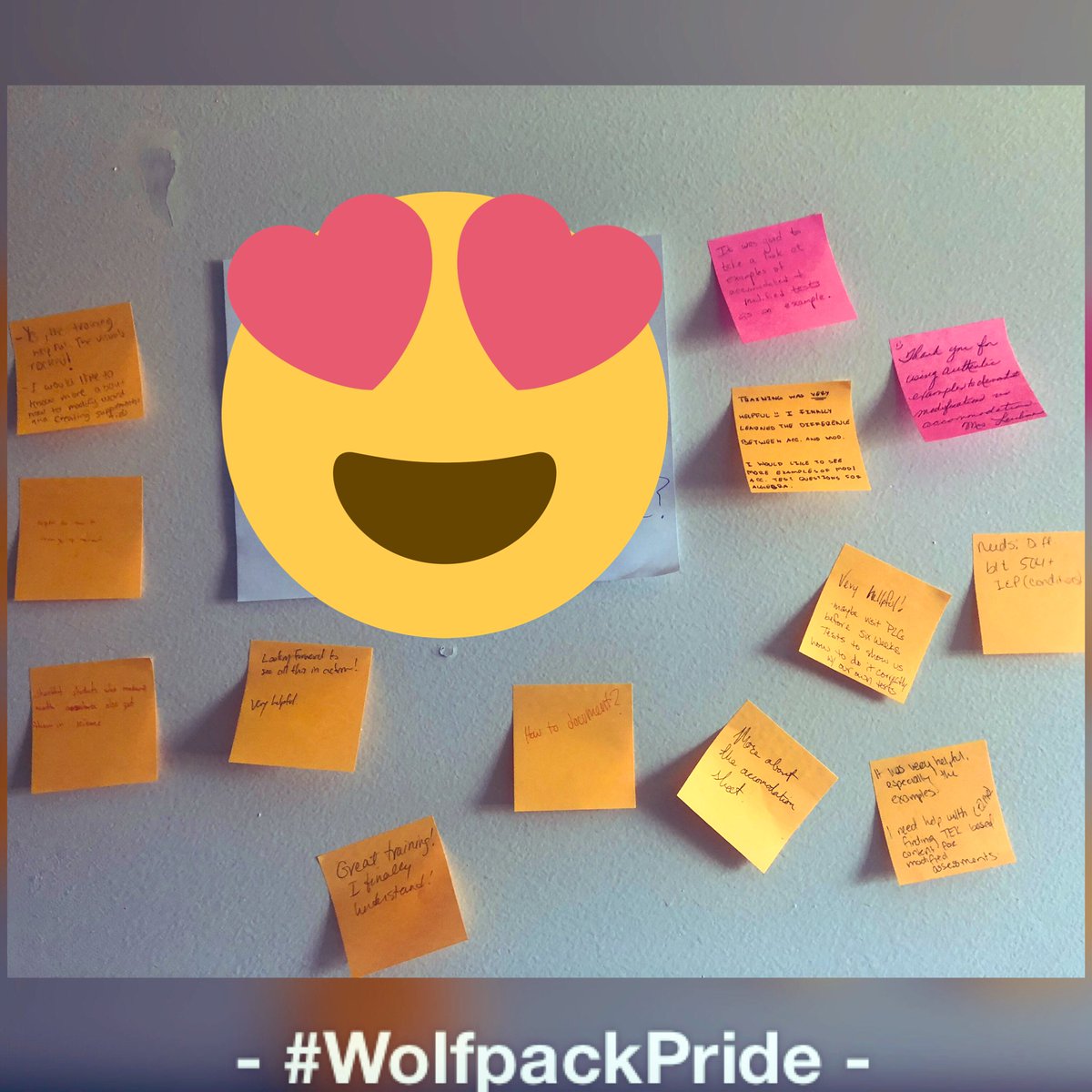 HaleysMngmt's tweet photo. I appreciate those that gave me feedback on the #WantMoreSPED wall!!! I want to create & deliver more PDs on topics relevant to their needs!!! #WolfpackConference π#PersonalizedLearning π‘#ForTeachers π©πΎβπ« #AndStudents β€οΈπ©βπ π¨π½βπ π©π»βππ¨βππ©πΏβππ¨πΌβππ©π½βππ¨πΏβππ¨π»βππ©πΌβπβ€οΈ@IDEA_at_Fannin @PersonalizeDISD https://t.co/Yk7voSVoIu