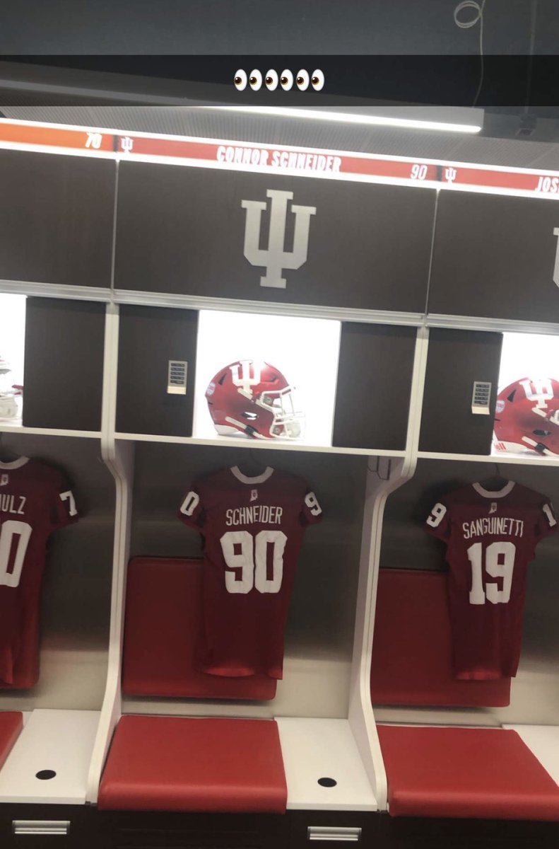 kurt_spitler's tweet photo. A few pictures of the lockers courtesy of @BrittBeery78 and @Schneids01 #iufb https://t.co/ybvEFq7un1