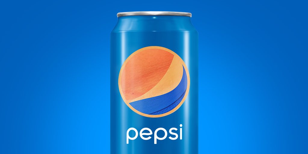 pepsi's tweet photo. One man’s sunburn is another brand’s new logo @prattprattpratt #TanCan https://t.co/2AiFaTMOVC